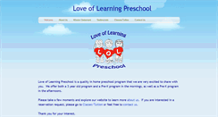 Desktop Screenshot of lolpreschool.com